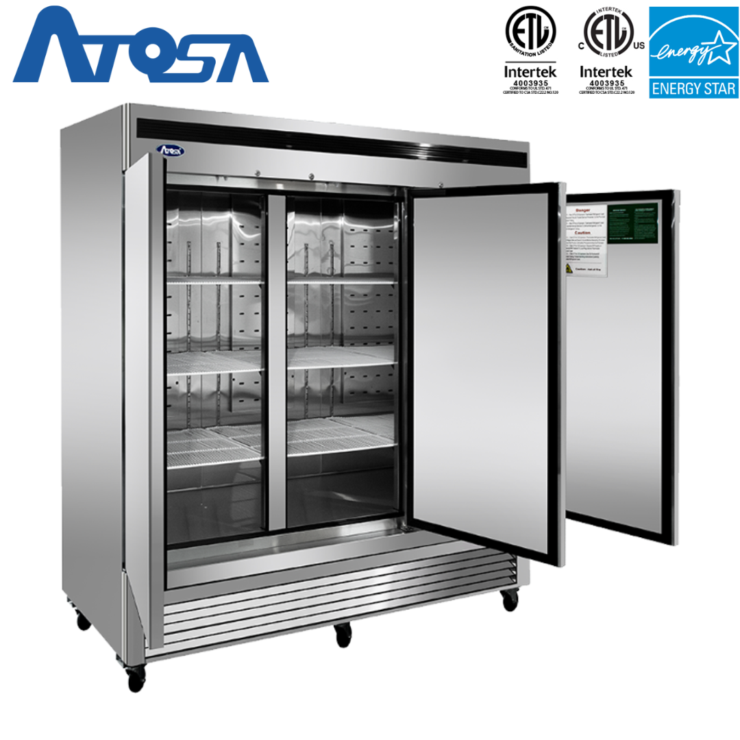 (PP) Refrigerador Industrial de 3 Puertas Acero Inoxidable Atosa MBF8508GR