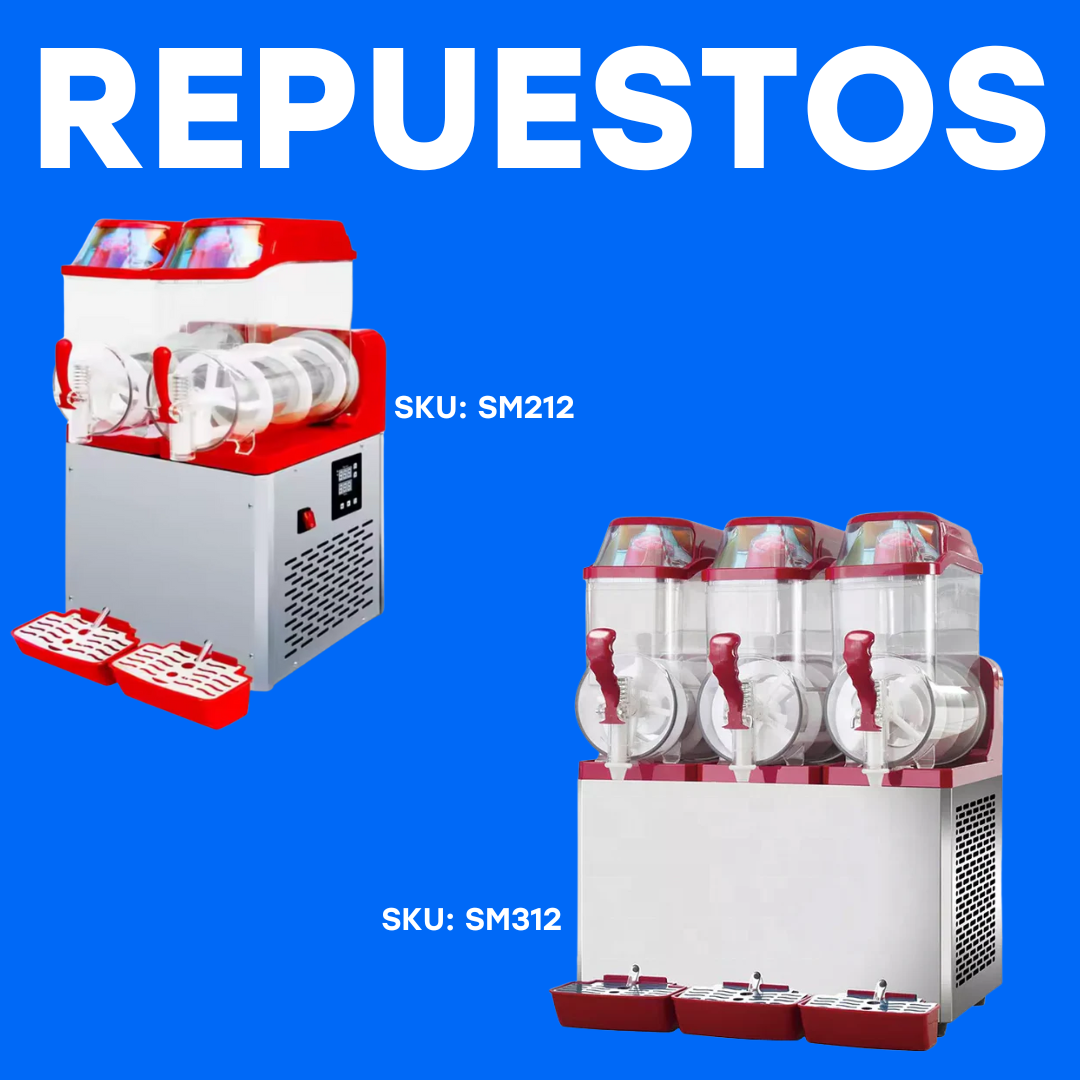 Repuestos para Máquina de Hielo Loco o de Granizados 12L+12L 850W SM212 / SM312