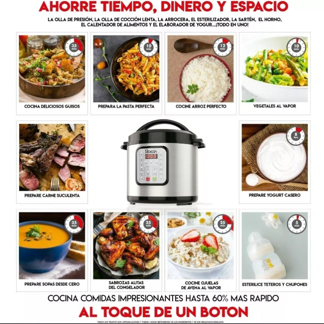 Olla Multifuncional 12 en 1 de 6 Litros Lotus LT-RN-6L