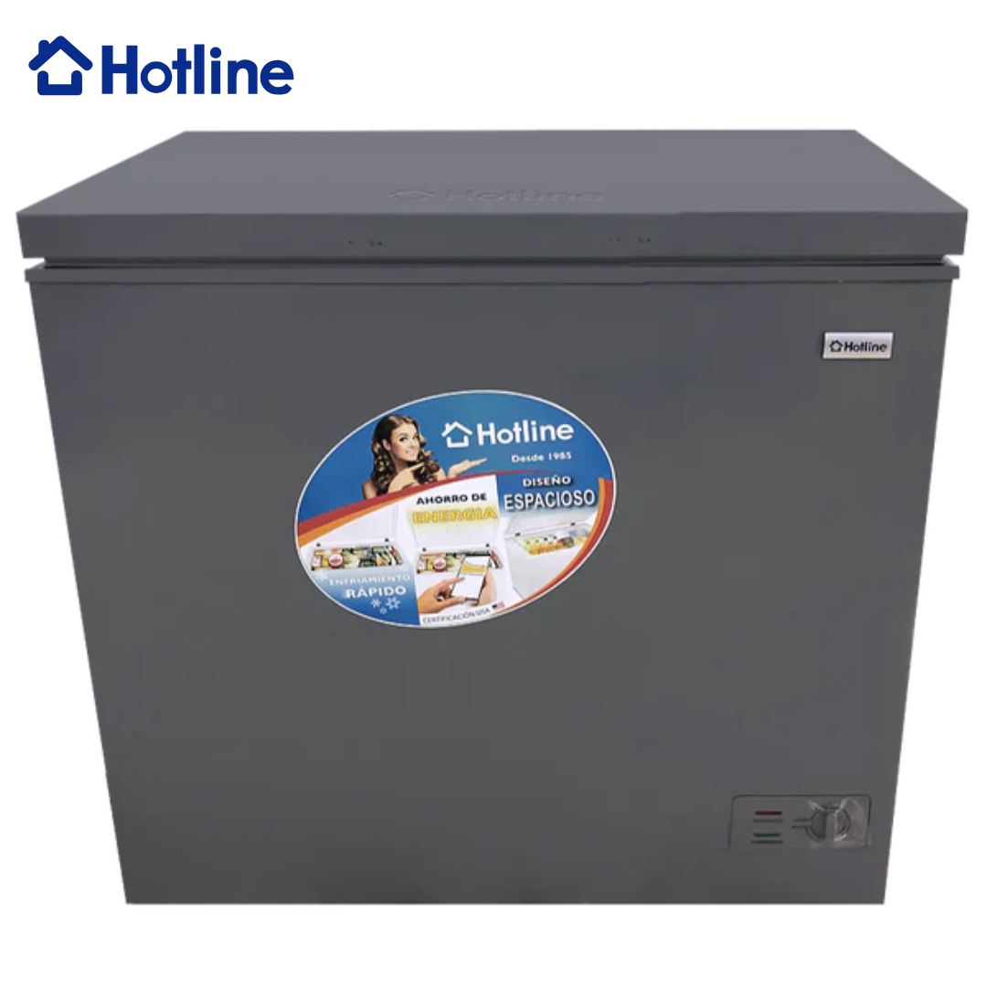 Congelador Horizontal 7.0p3 Gris Hotline HLCF201DA Freezer. Hotline