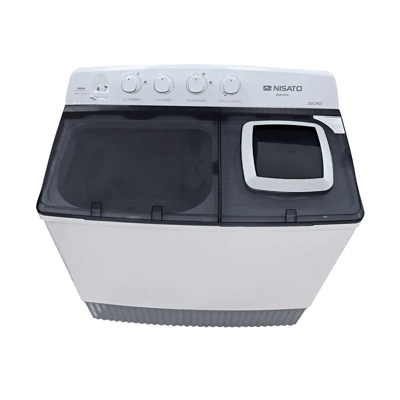 Lavadora Semi-Automática 22kg con Bomba Nisato NWM-22PXL