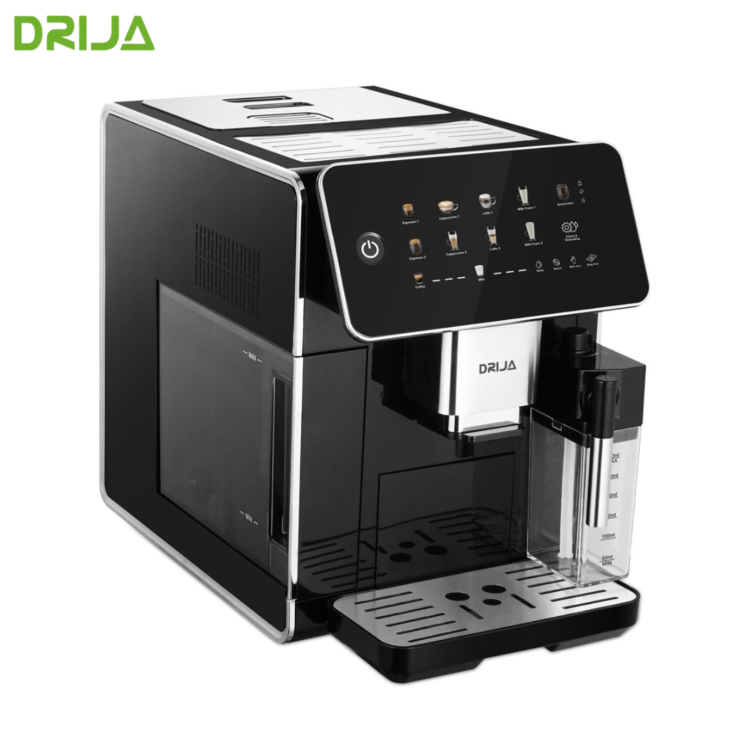 Cafetera Automática 12 Tazas Pantalla Digital 9 Funciones 1.5L AFOGATTO 12T-B Drija Espresso. Expresso. Americano. Capuccino. Moka. DRIJA
