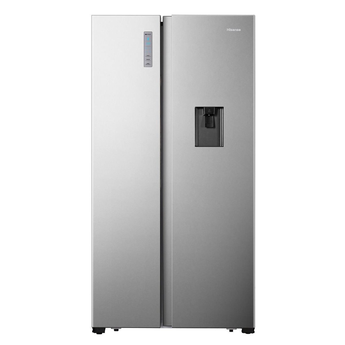 Refrigeradora Hisense Side By Side 18P3 | Dispensador de Agua | Multi Air Flow | No Frost | Inverter | RS19N6ASI
