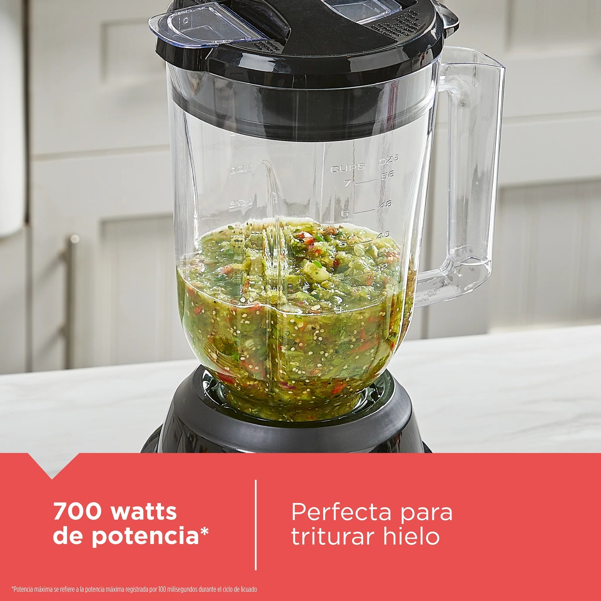 Licuadora Jarra Plástico 1.65LT 700W 2 Velocidades Negro Black and Decker BL0877-0BDLA BLACK + DECKER