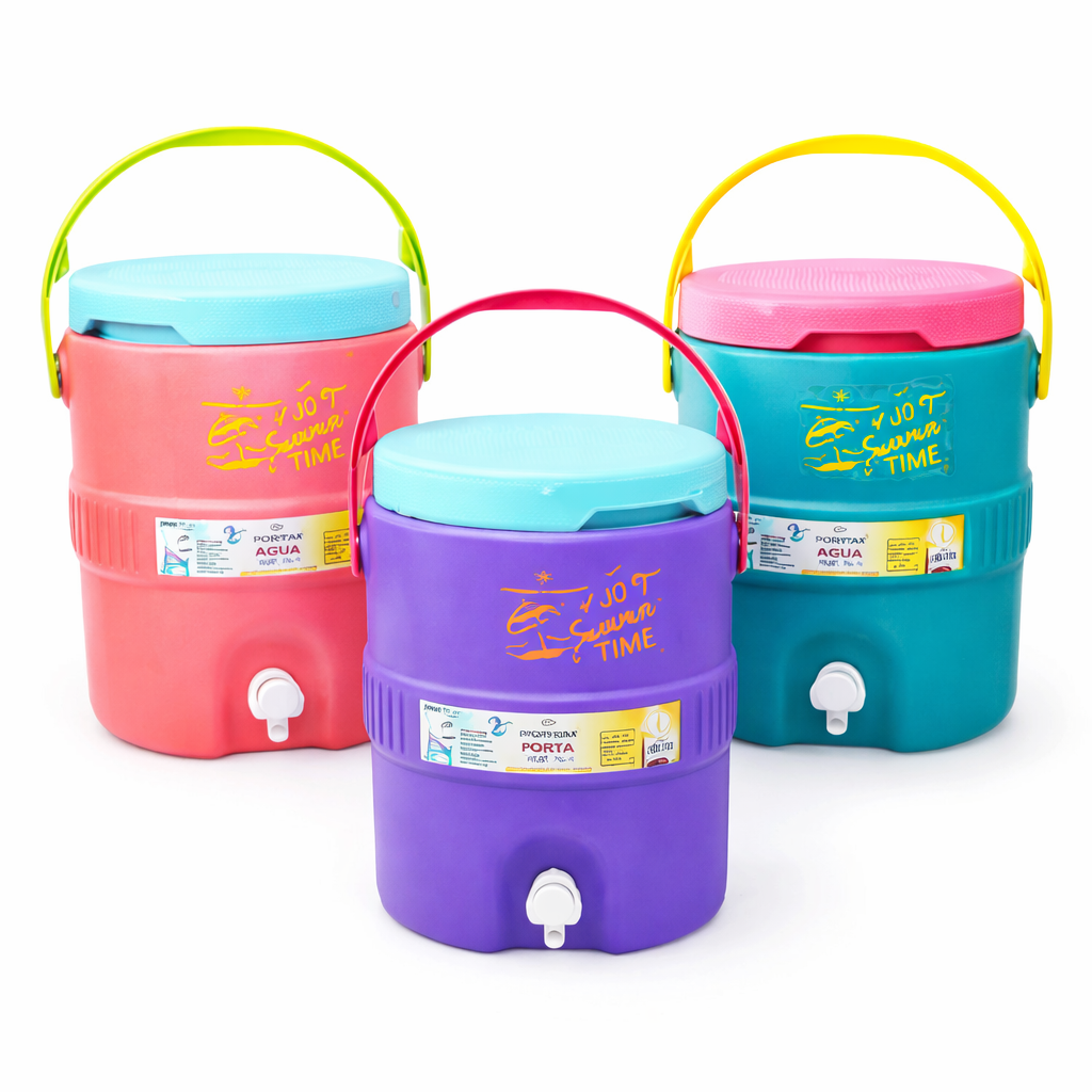Cooler Plástico de 2 Galones 3432-RETRO Hielera. Selecto