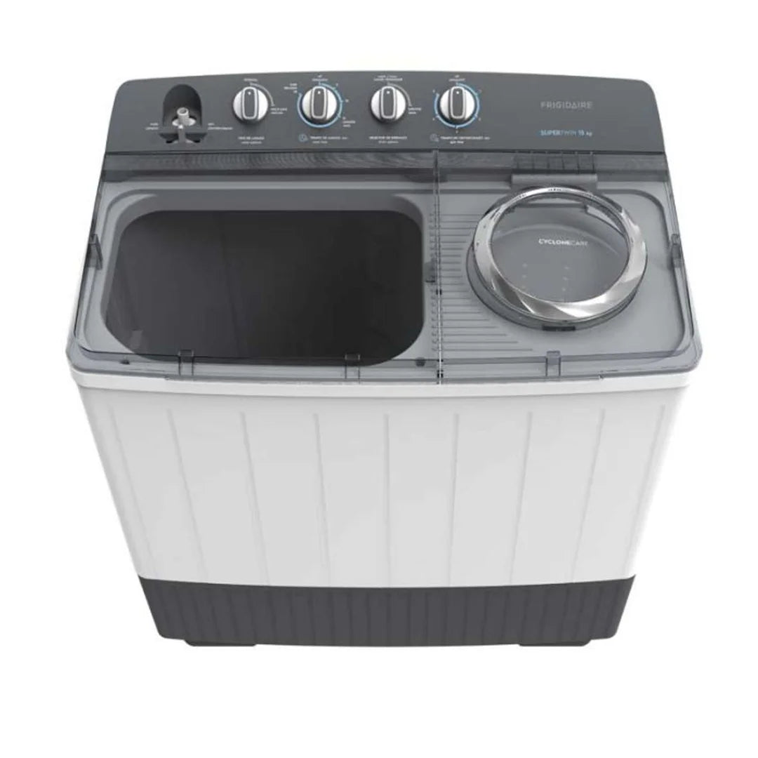 Lavadora Semiautomática Frigidaire 20 Kg Doble Tina con Bomba Blanca FWTM20M3BUTW | Alta Capacidad