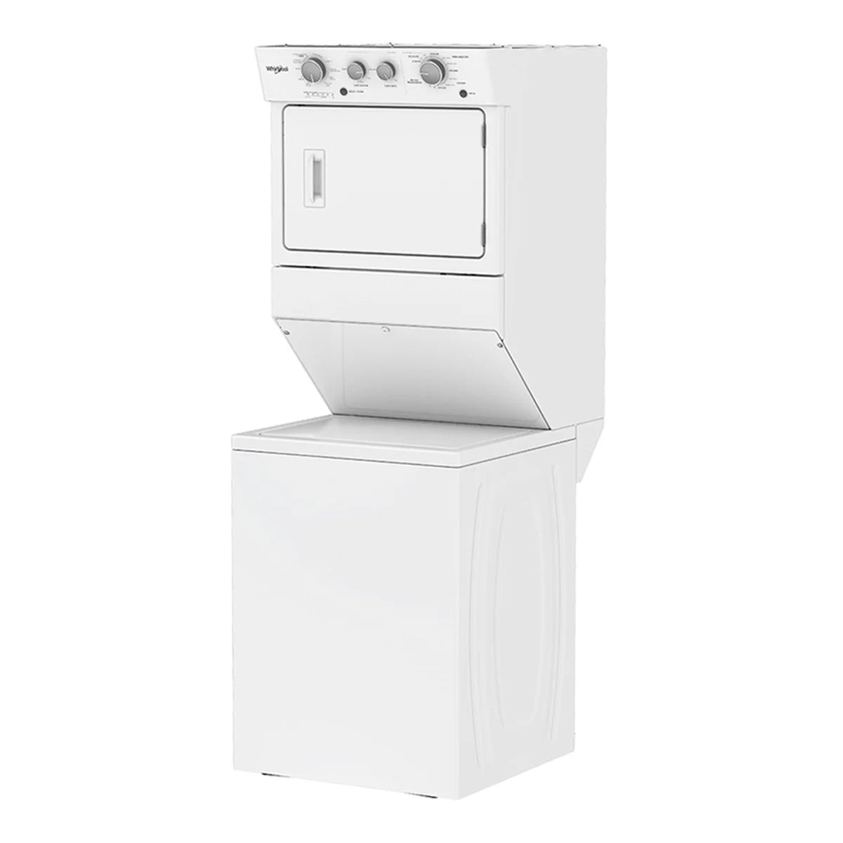 Centro de Lavado a Gas de 20kg Lavado y 10kg Secado Blanco con Sensor Dry Agitador Double Action Whirlpool 7MWGT4027HW Whirlpool
