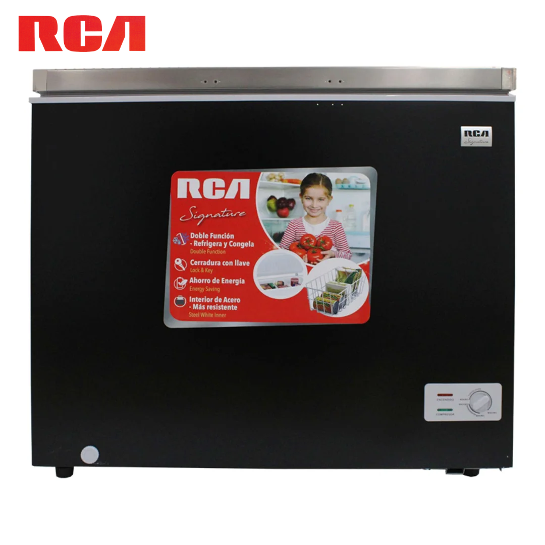 Congelador Horizontal Negro 7.5p3 RCA RCSF75DA