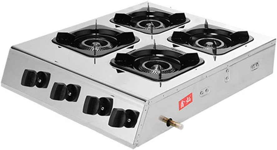 Estufa de Acero Inoxidable para Mesa de 4 Quemadores K-SS4030s