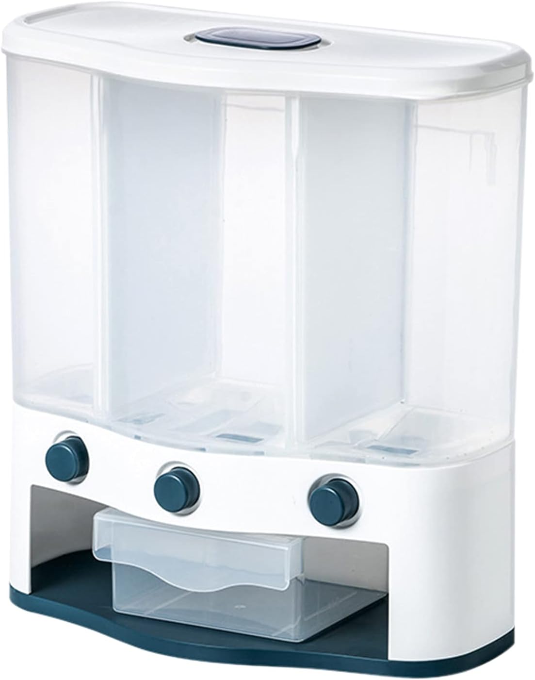 Contenedor con Dispensador para Alimentos de Granos 3 Compartimientos LCH-9650 Selecto