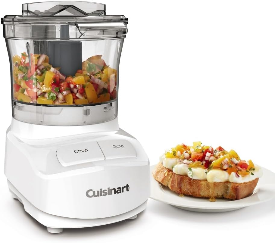 Procesador de Alimento 3 Tazas Blanco Cuisinart CCH-3 Picadora. Pica todo. CUISINART