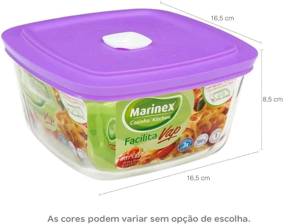 Envase de Vidrio con Tapa 1L Marinex SM400072503N Marinex