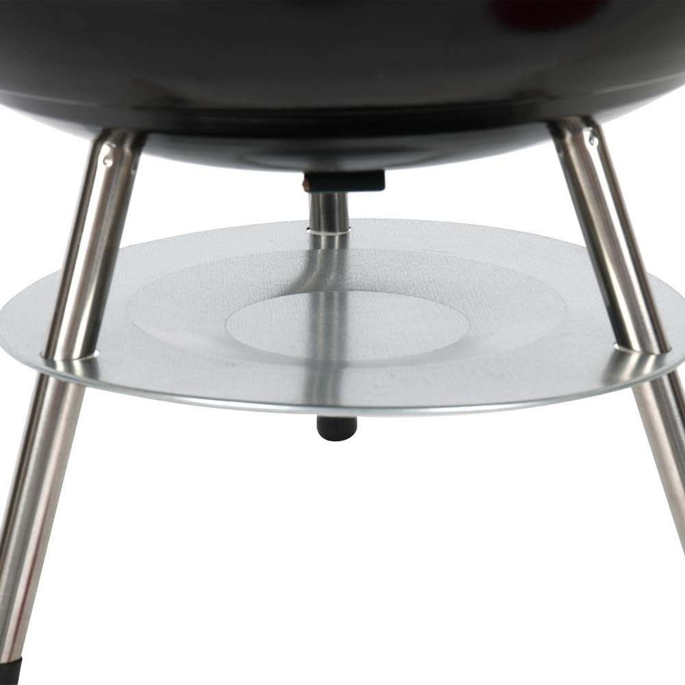 Mini Parrilla o Asador de Carbón Redondo Portátil Metálica 36x40cm ALP-BBQ3640 Barbacoa. Selecto