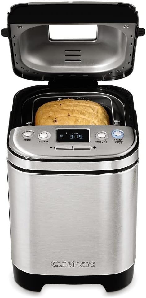 Máquina para Hacer Pan Compacta y Automática hasta 2Lb Cuisinart CBK-110P1 CUISINART