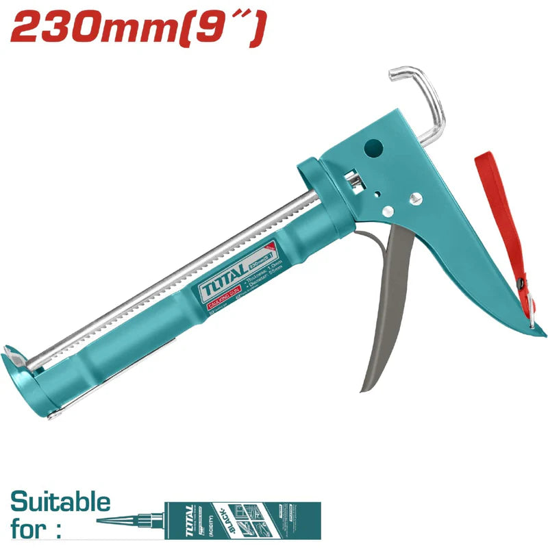 Pistola De Silicón De 9" Calafateadora Solida Total THT20409