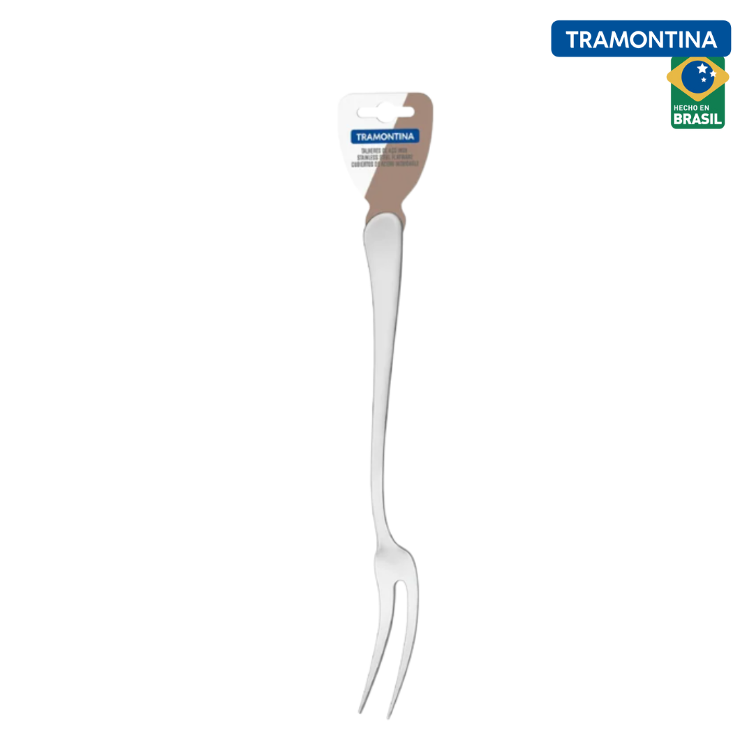 Cucharon Garfo Tenedor Trinchante Trincha de Acero Inoxidable Tramontina 63945/471