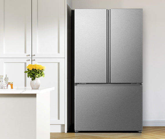 Refrigeradora French Door 22.1p3 No Frost Inverter Ice Maker Hisense RF220SI5A HISENSE