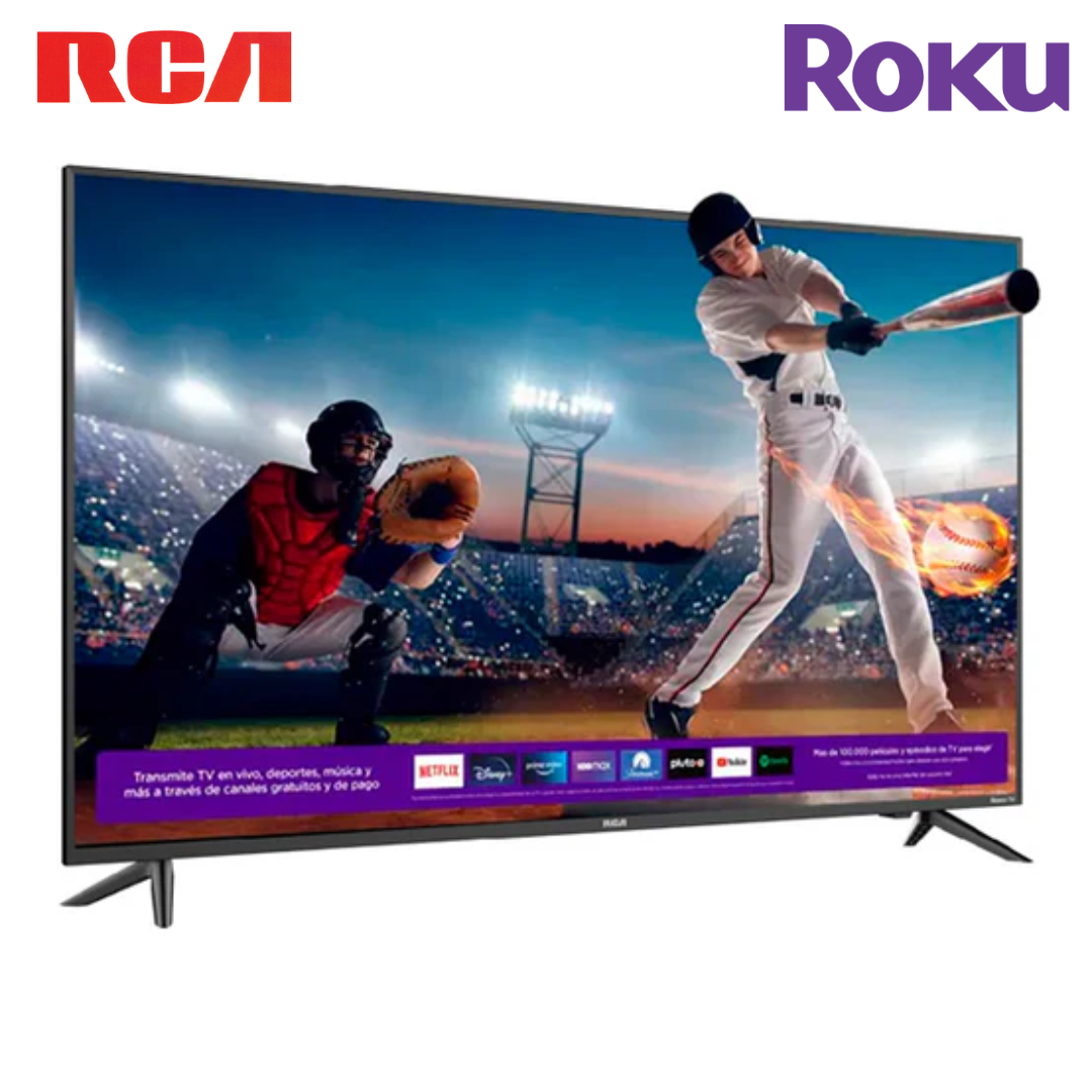 Smart TV Led 50" Ultra HD con Sistema Roku RCA RC50K4RKT2 Televisores.