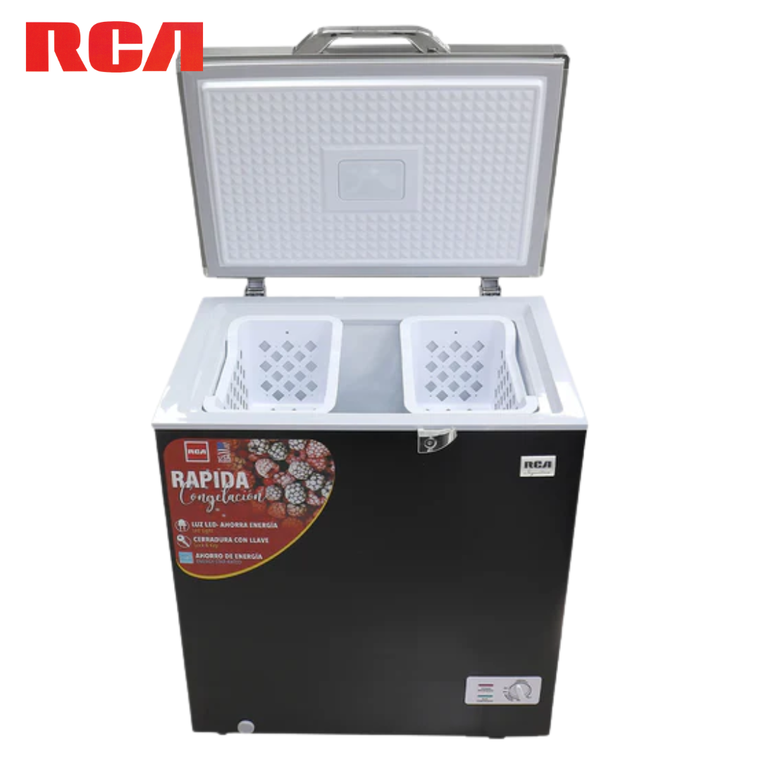 Congelador Horizontal Negro 5.0p3 RCA RCSF54DA Freezer. RCA