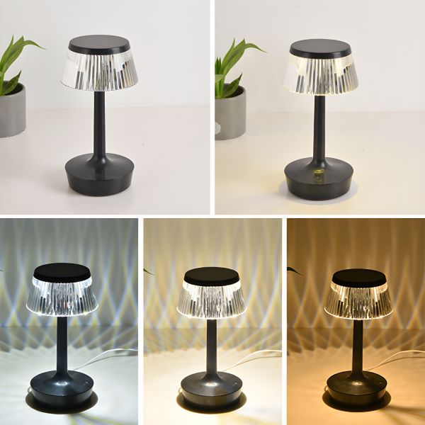 Lámpara de Mesa para Restaurantes Recargable 3 Tonos MRK-TL1008 Selecto