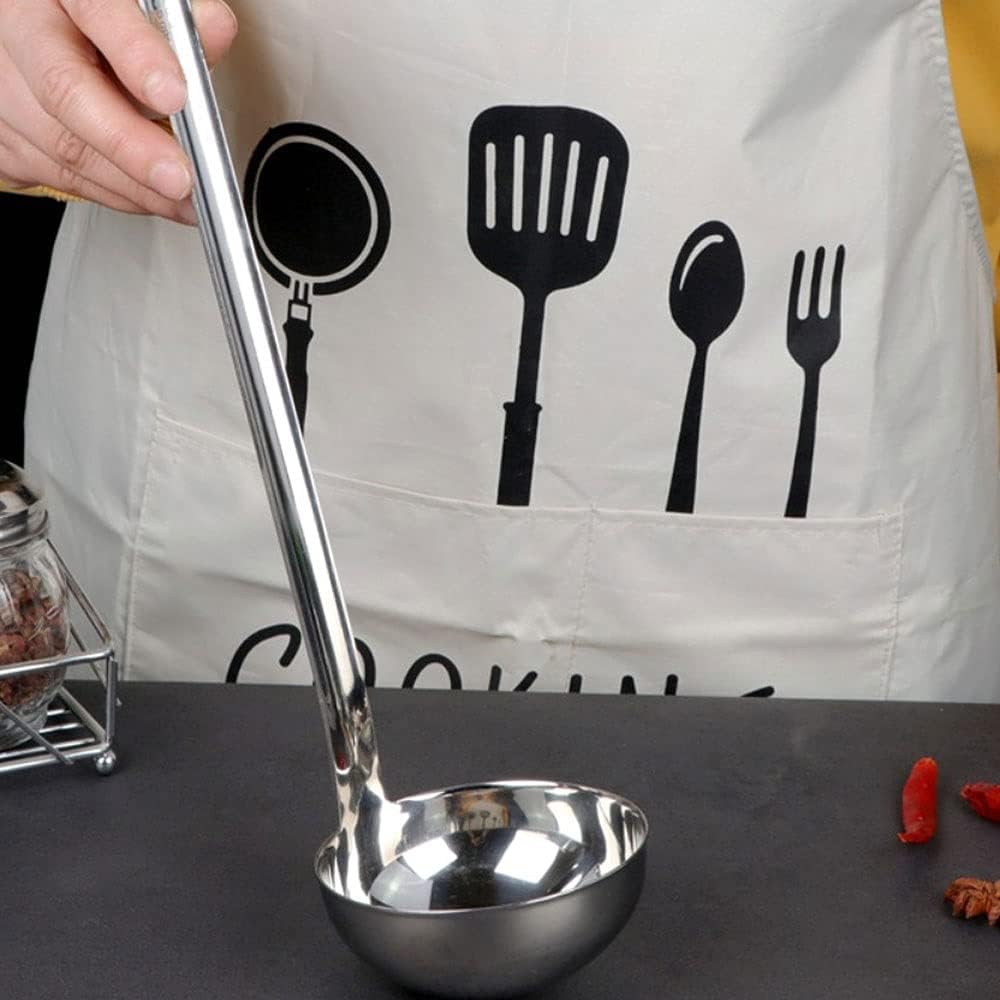 Cucharon de Acero Inoxidable Grueso de 10oz MI-4057