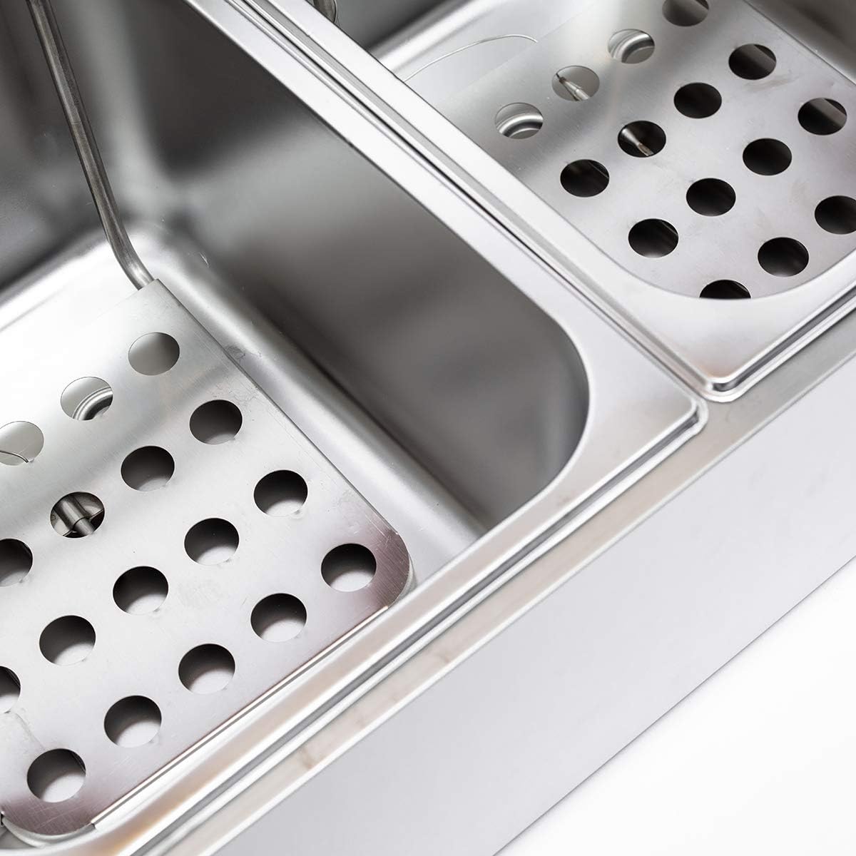 Freidora Eléctrica de 10+10 Litros Royal RFEA2000SL