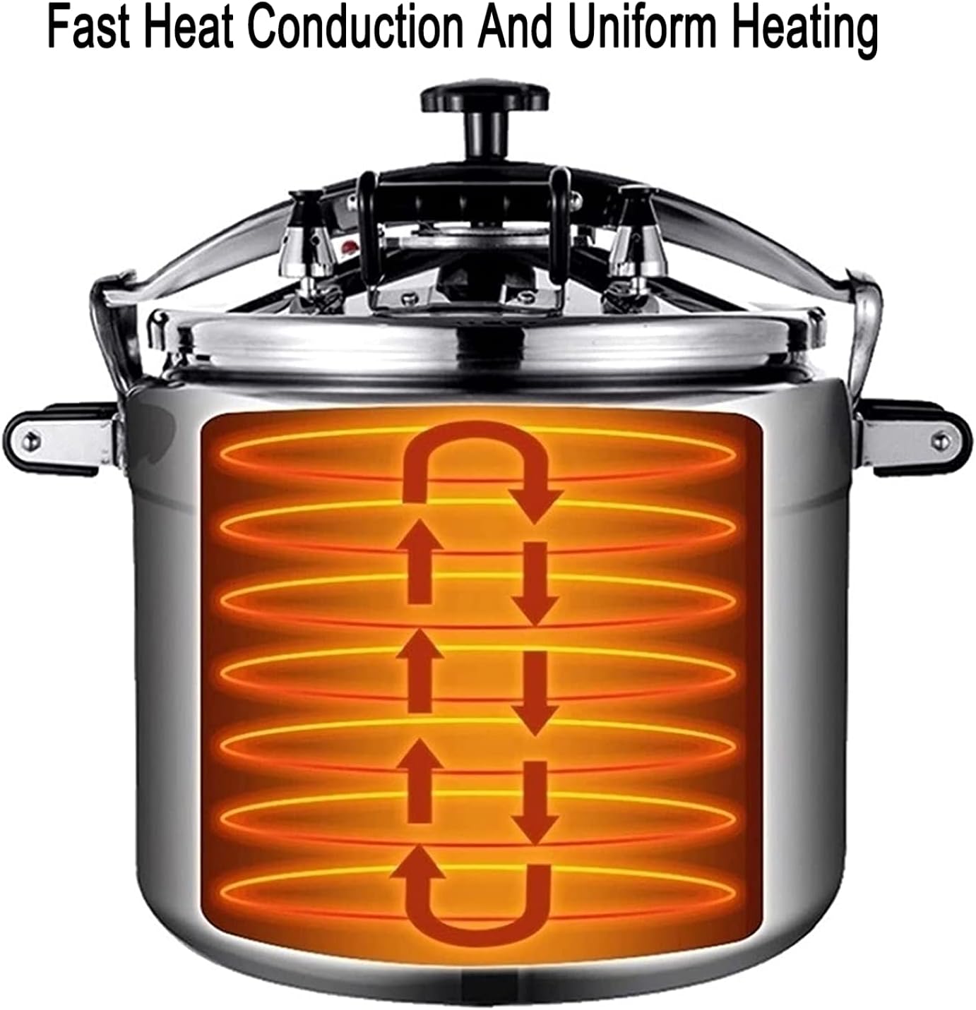 Olla de Presión de Acero Inoxidable 50 Litros para Uso Comercial JY-50L