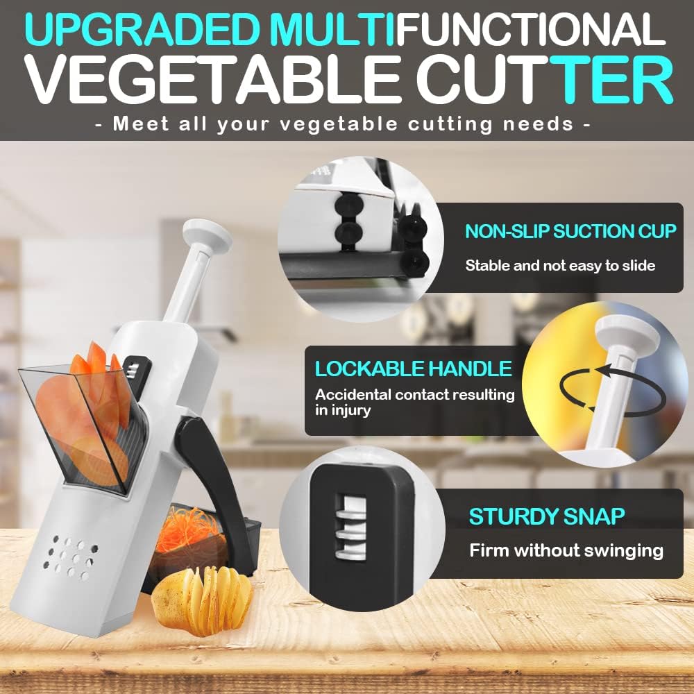 Cortador de Mandolina de Verduras Multifuncional