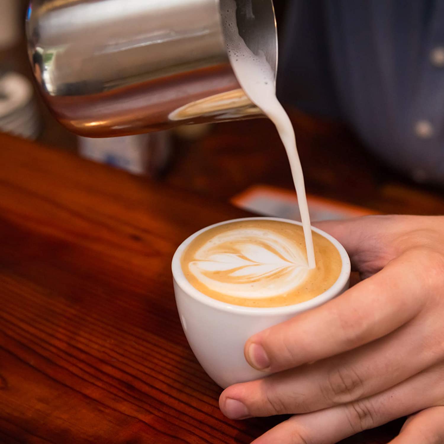 Jarra Espumadora de Leche de Acero Inoxidable desde 140ml, 350ml, 550ml & 900ml