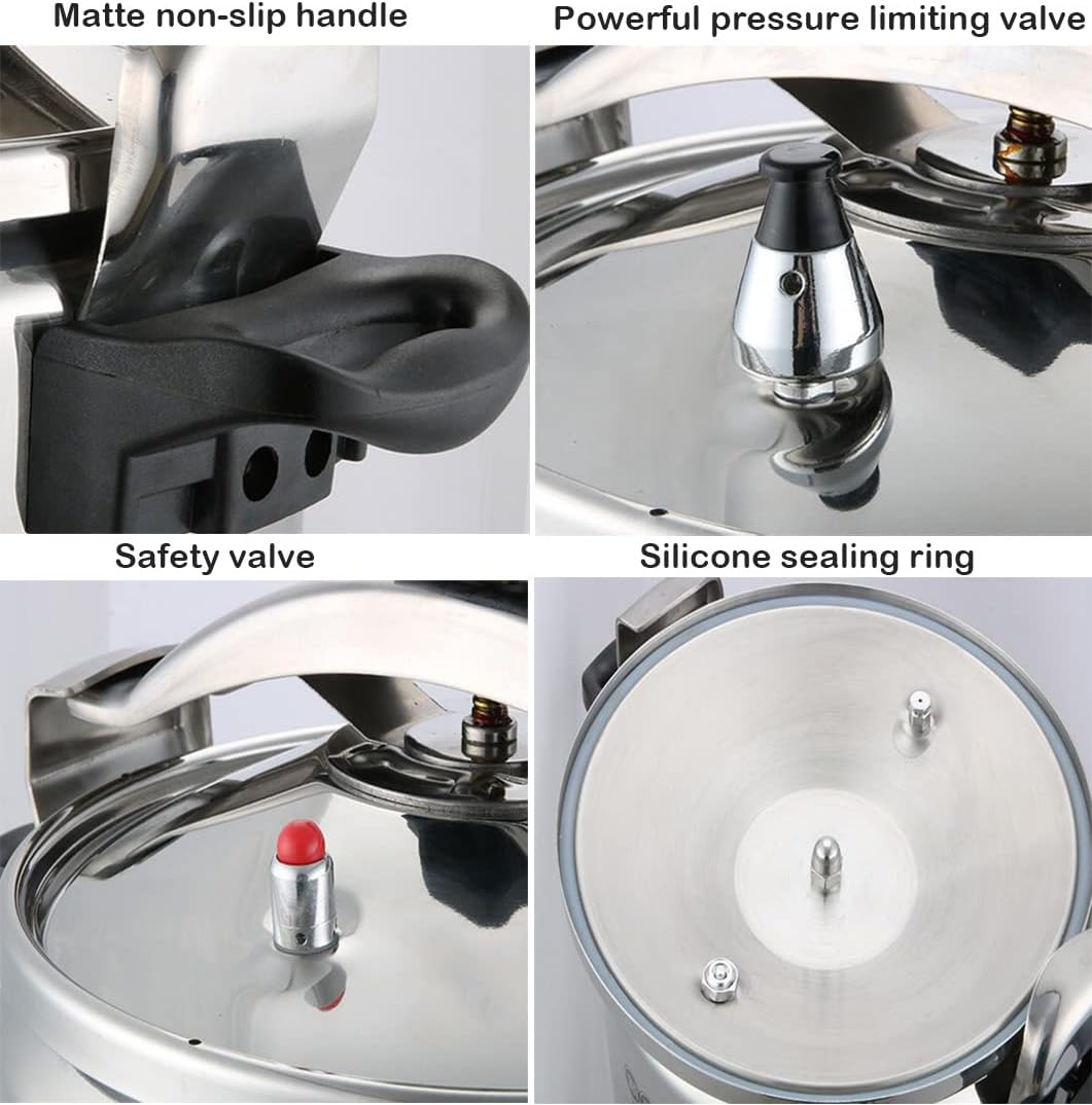 Olla de Presión de Acero Inoxidable 40 Litros para Uso Comercial JY-40L