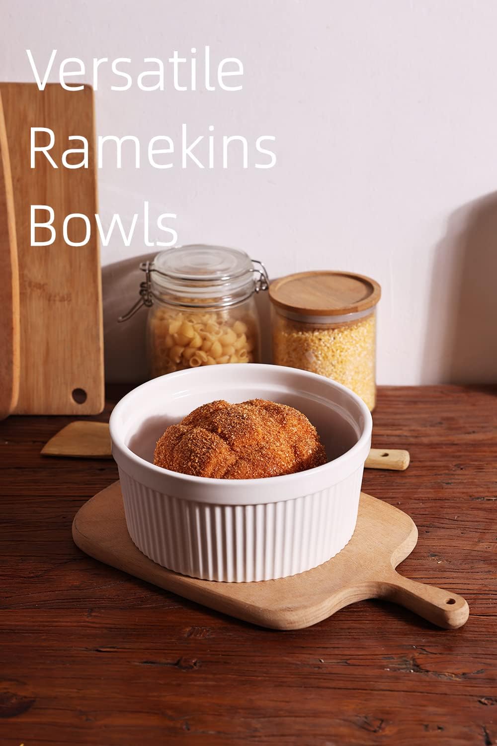 Ramekins de Porcelana de 10cm Blanco DX0612 Selecto