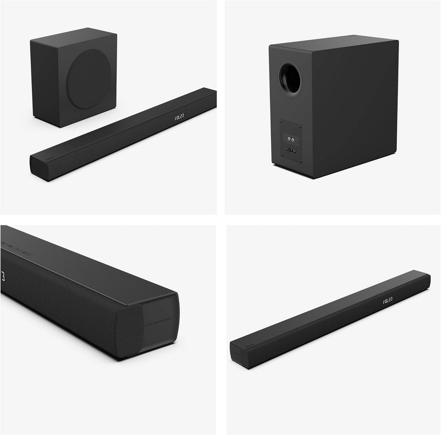 Barra de Sonido 3.1 Canales con Subwoofer Inalámbrico 480W DTS Virtual: X Dolby Digital Plus Bluetooth Hisense HS3100 HISENSE