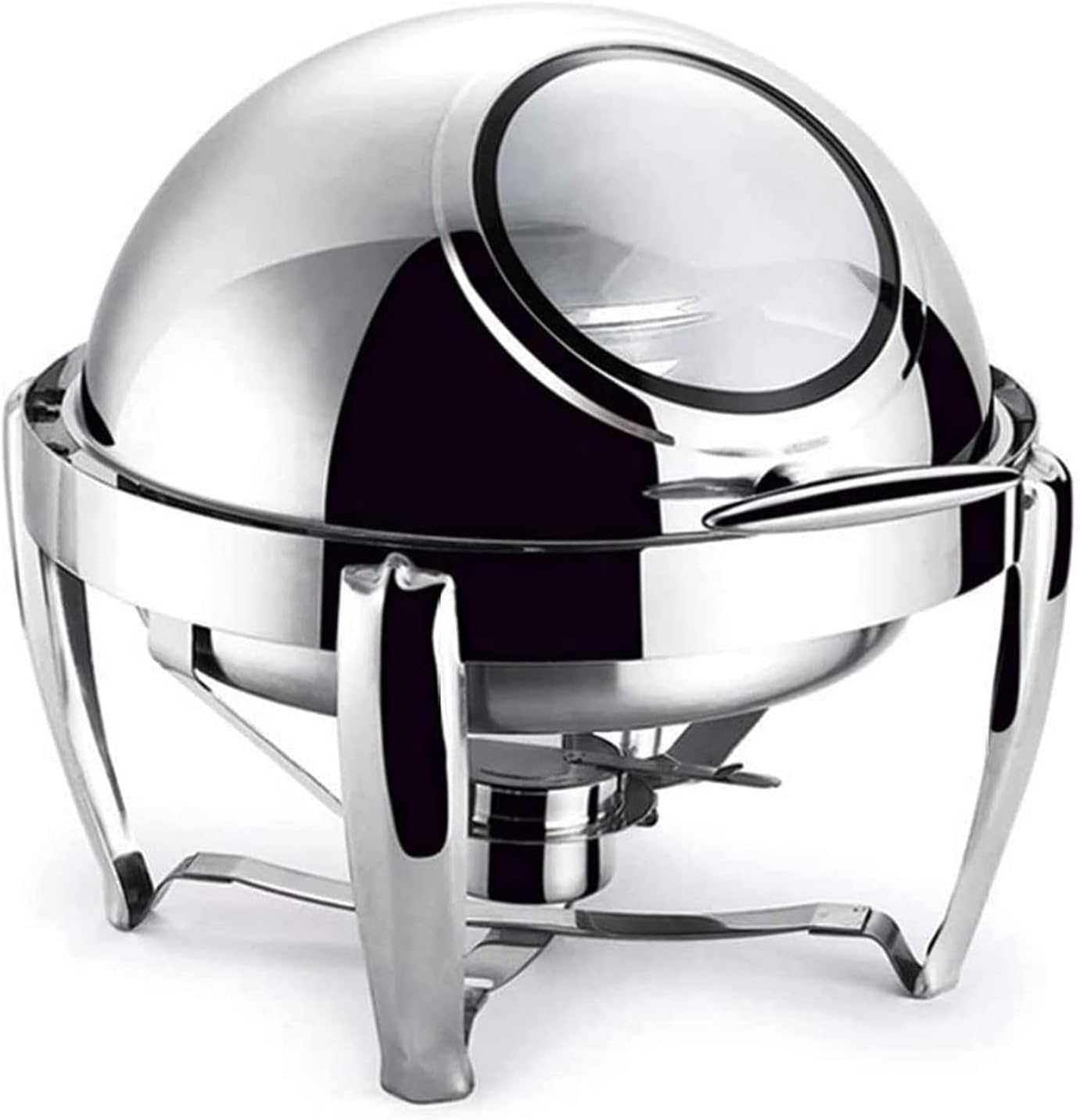 Chafing Dish Hotelero Redondo de Acero Inoxidable de 6 Litros 431101 Buffet. Selecto
