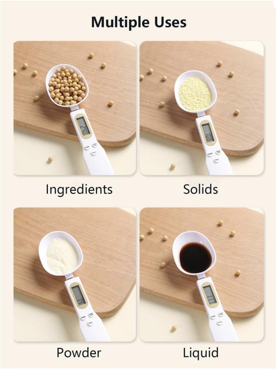 Cuchara Balanza para Medir 0.5g/500g KC-5821 Báscula. Pesa.