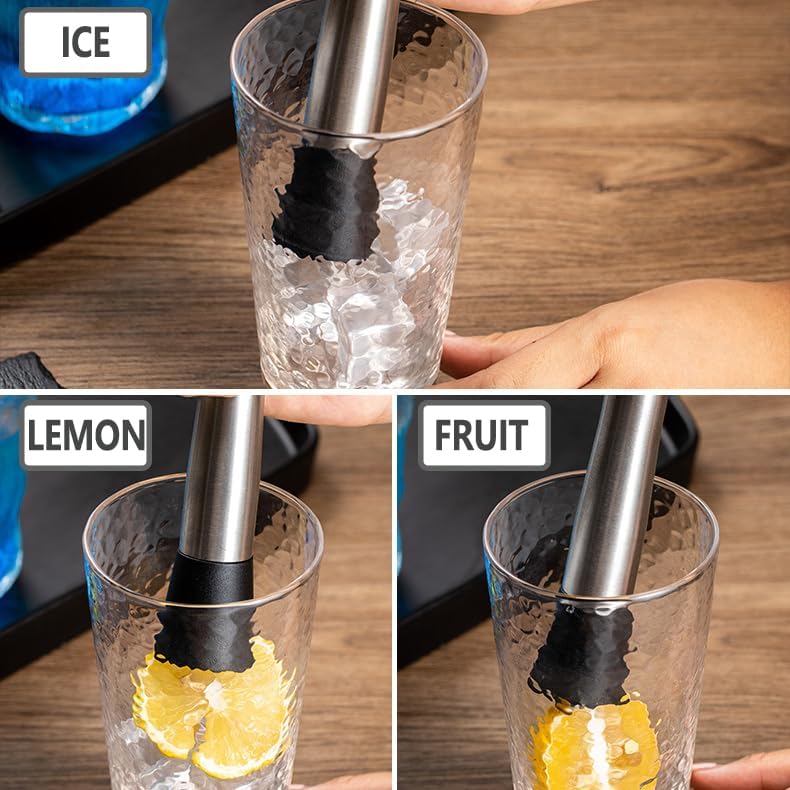 Macerador de Acero Inoxidable para Coctel de 9" MI-4210 Selecto