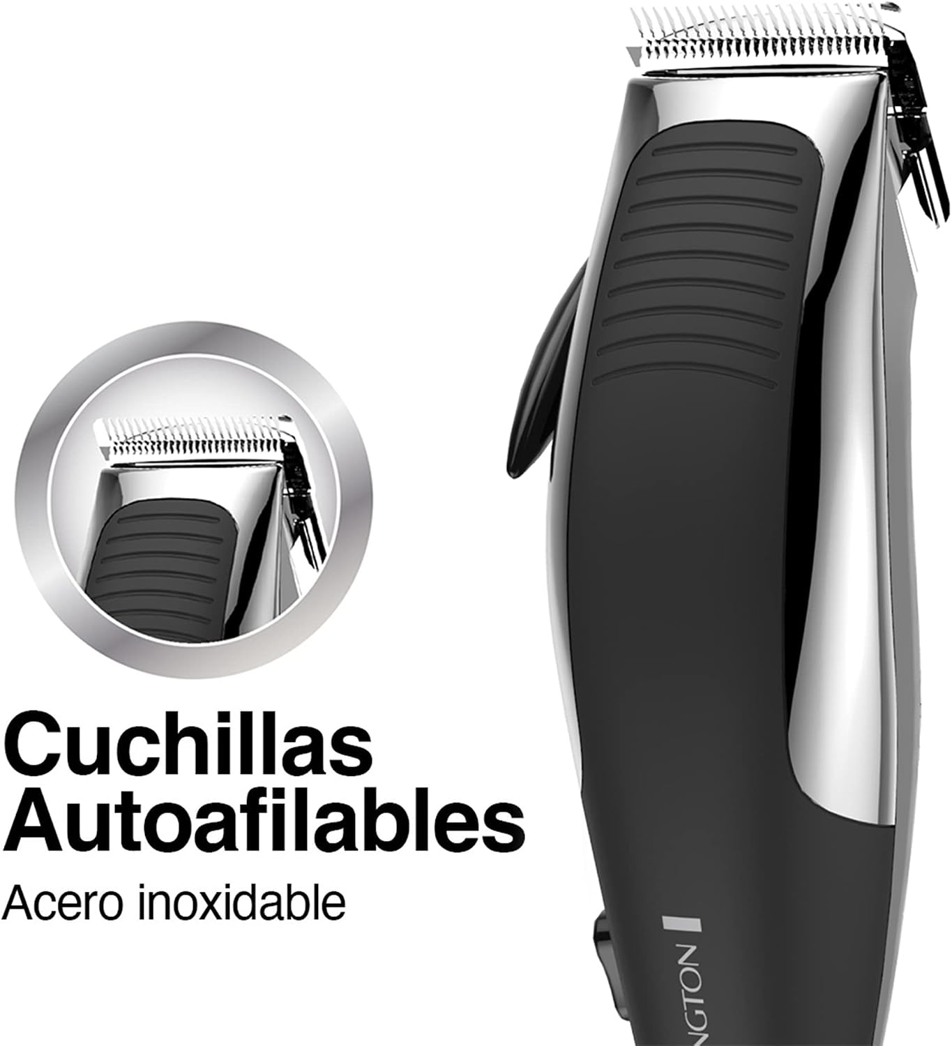 Cortadora de Cabello Remington HC1095A-WMF | Kit Profesional de 19 Piezas con Cuchillas de Acero Quirúrgico