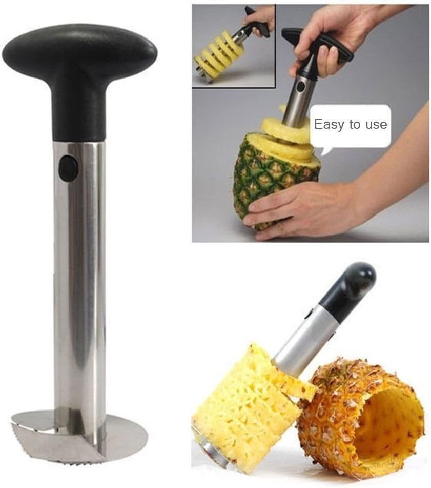 Cortador de Piña de Acero Inoxidable LHC-8588 Selecto