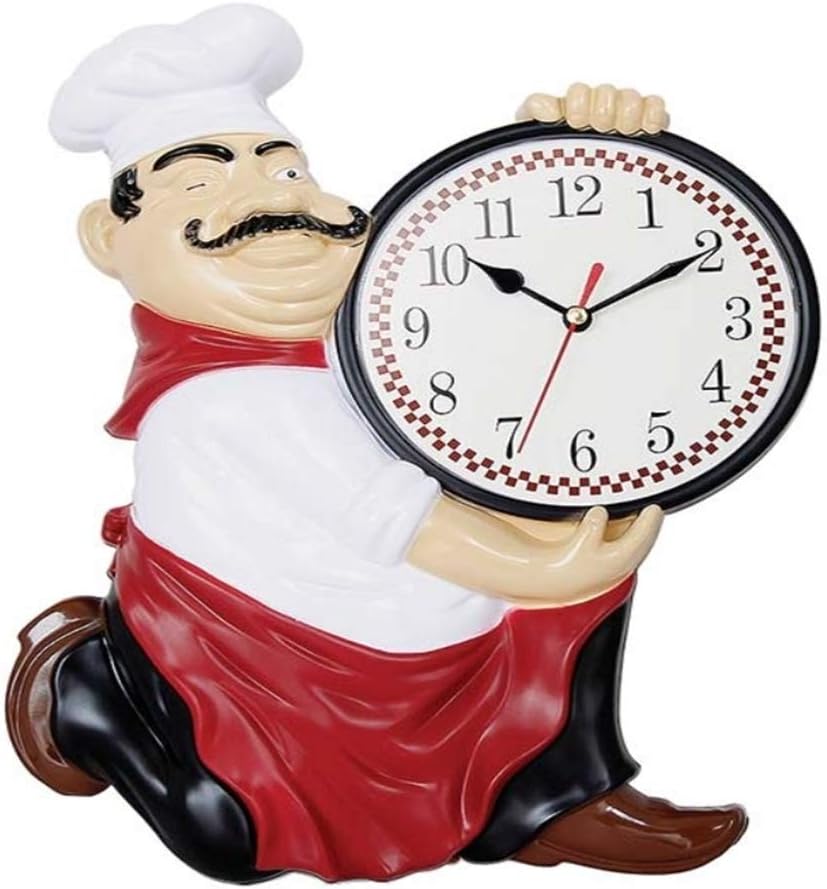 Reloj de Pared Diseño Chef 32cm MC-024 Selecto