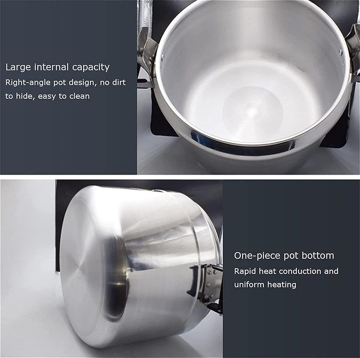 Olla de Presión de Acero Inoxidable 50 Litros para Uso Comercial JY-50L Selecto