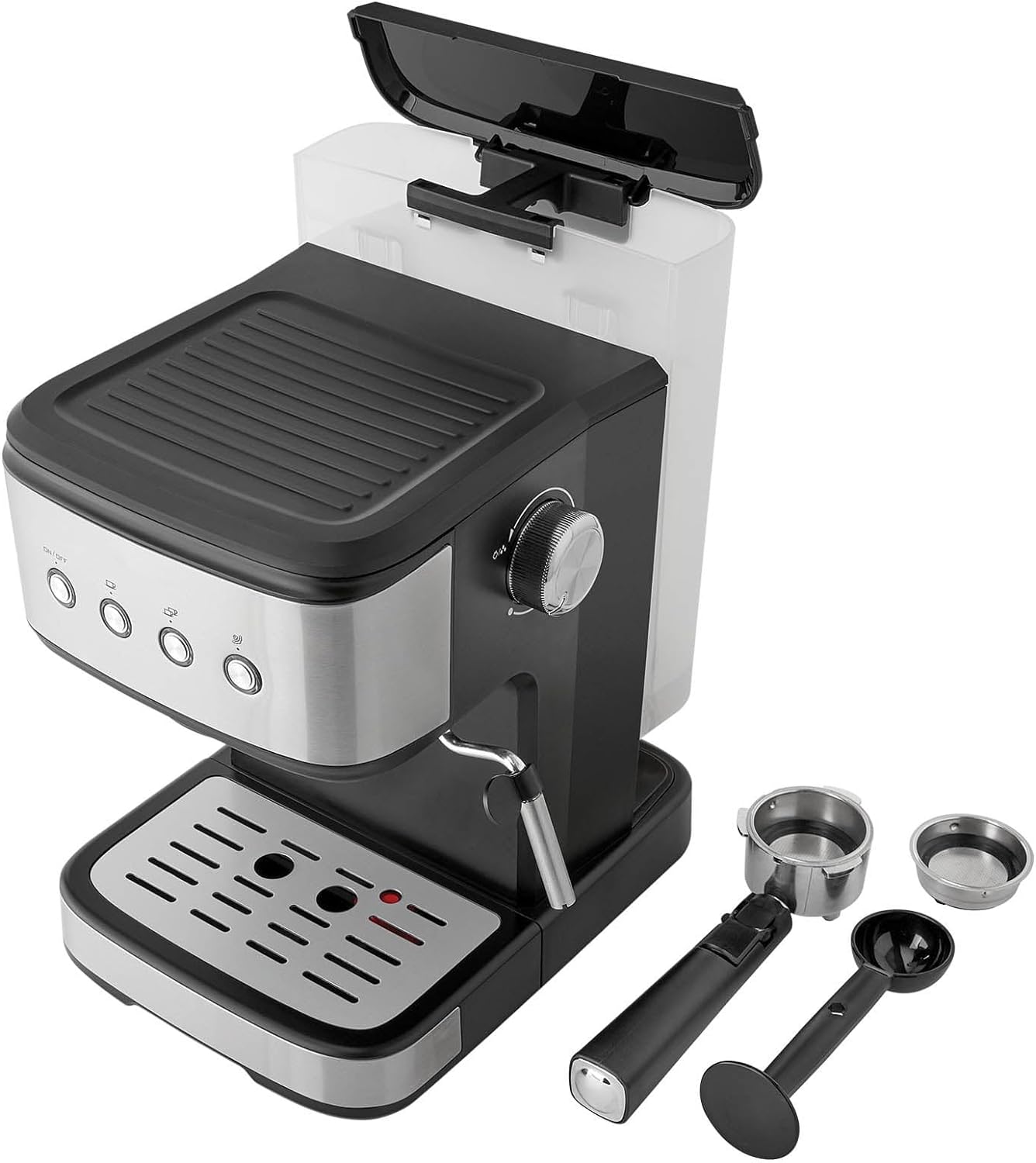 Cafetera de Espresso 1.5L Nisato NCM-151EXPLD