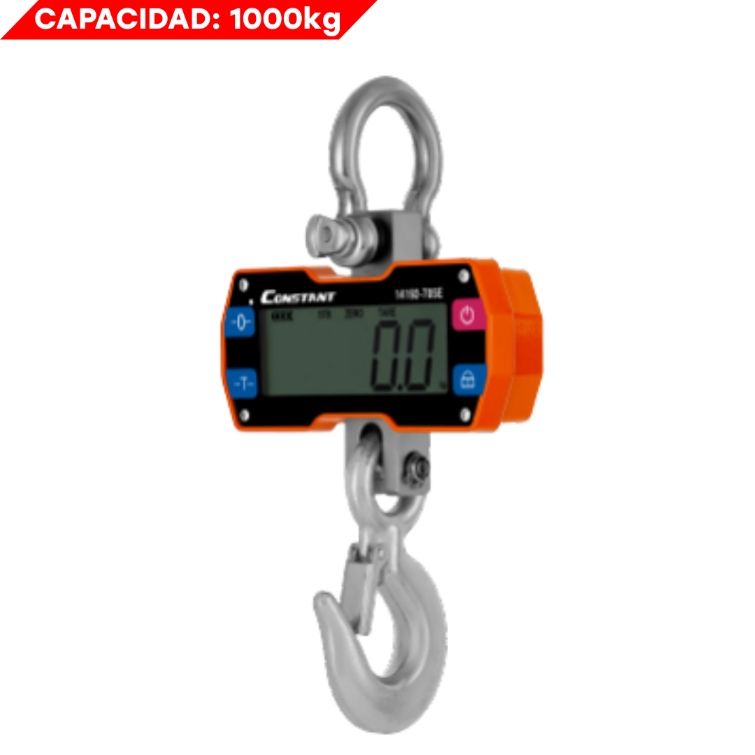 Balanza Digital Tipo Grua 1000kg 14192-705E Báscula. Pesa.