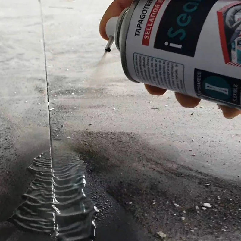 Iseal Negro Sellador Bituminoso En Spray 500Ml. Permanece Flexible En El Tiempo H-076B CARBONE