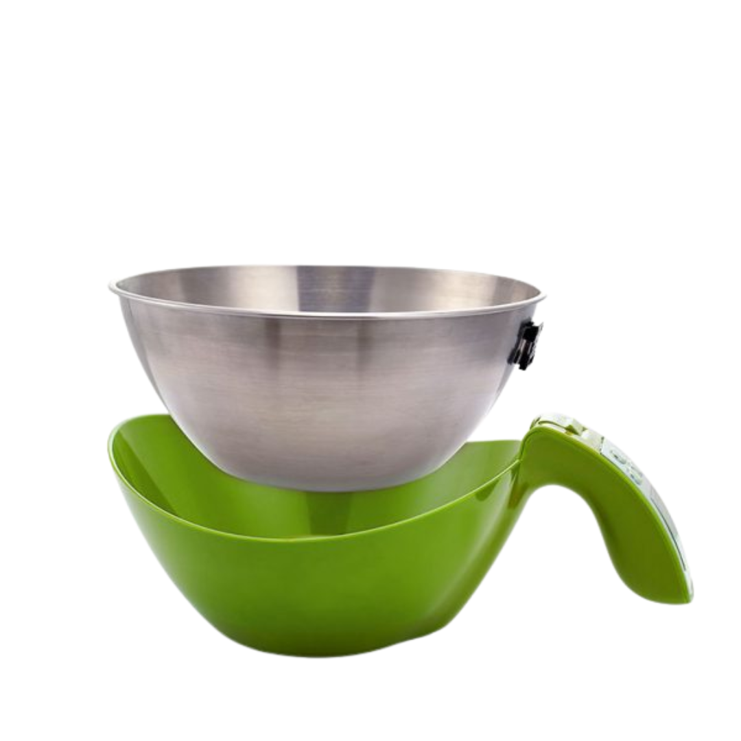 Balanza Digital con Tazón de Acero Inoxidable 5kg 14192-259B Báscula. Pesa.