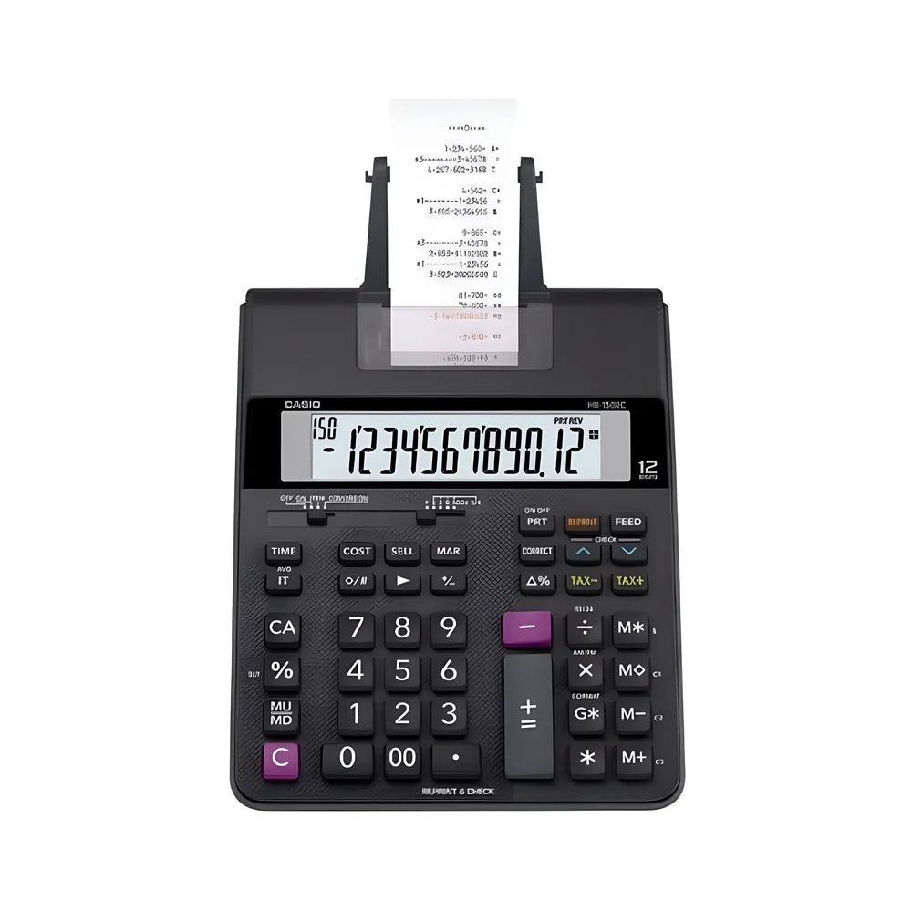 Calculadora con Impresora Casio HR-150RC Sumadora.