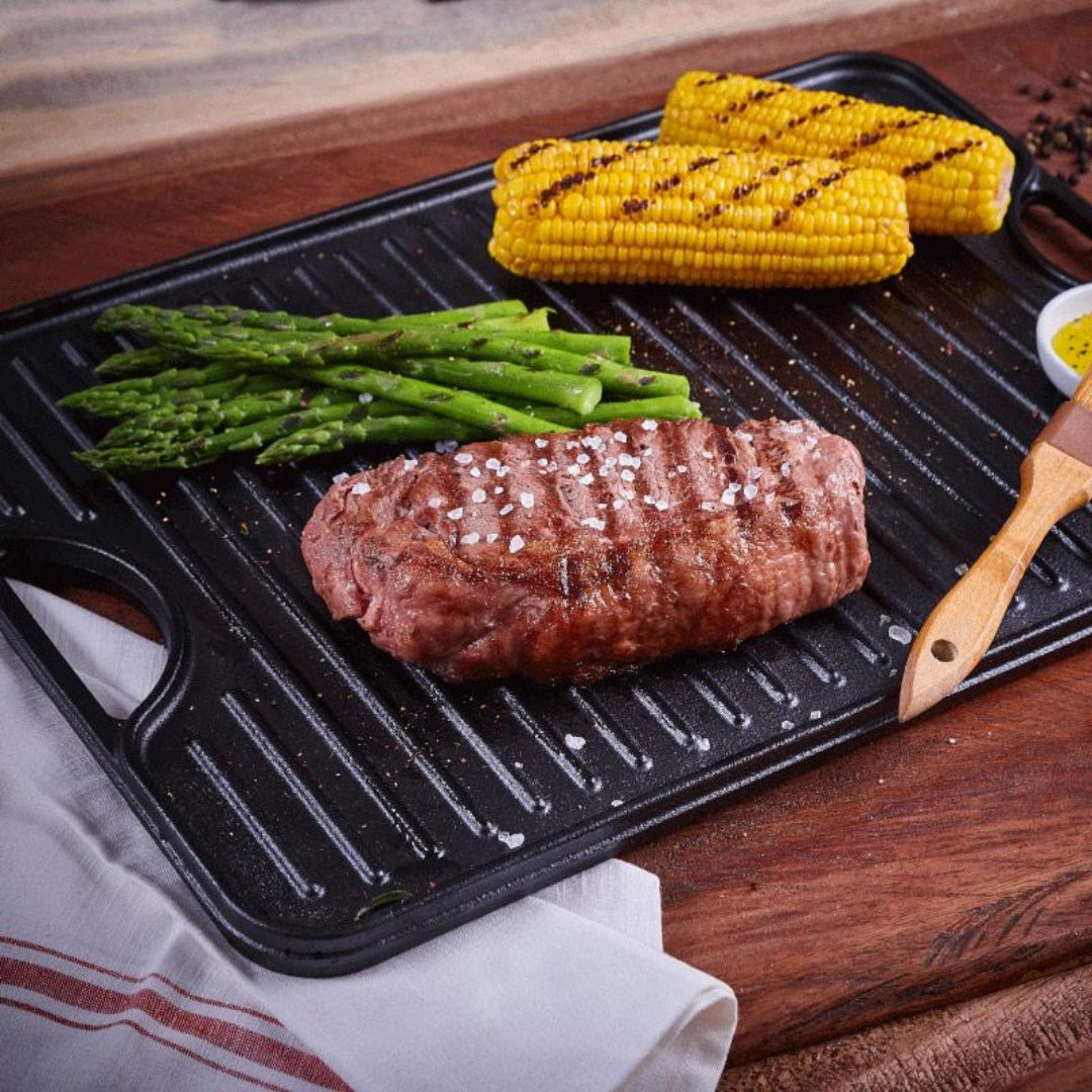Parrilla Reversible de Hierro Fundido Lotus LHC-TV03 Grill. Carne. LOTUS