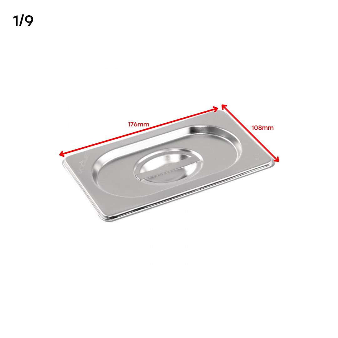 Tapa para GN Pan de Acero Inoxidable de 1/9 5506 Selecto