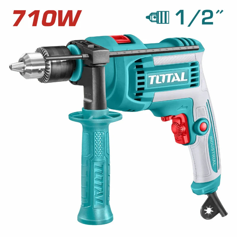 Taladro De Impacto Percutor 710W Velocidad Sin Carga: 0-2800Rpm Capacidad De Perforación: 1/2" Velocidad Variable. Función Martillo. Drill UTG1071366
