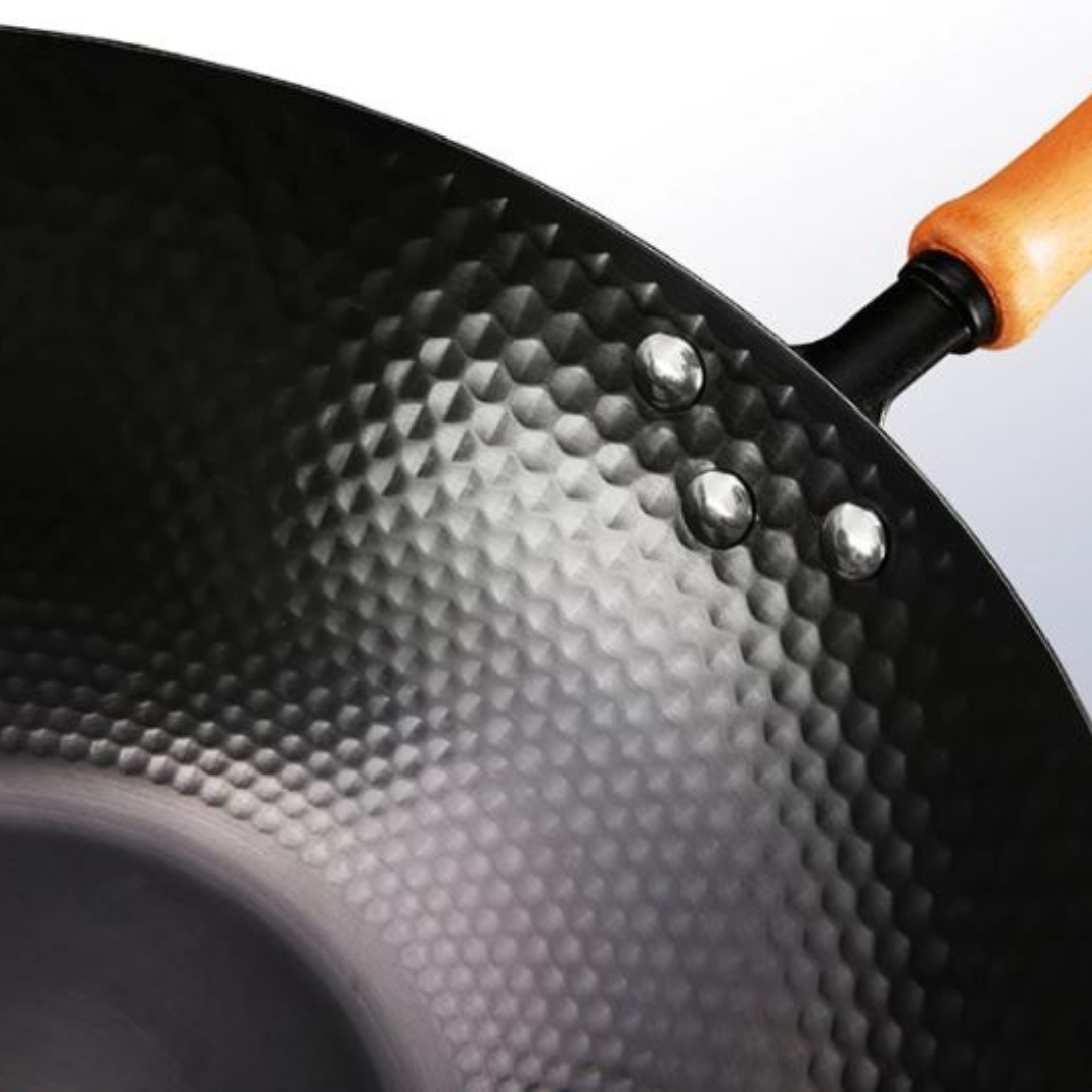 Sartén Wok de Acero con Mango de Madera 34cm TE34-D150 Selecto