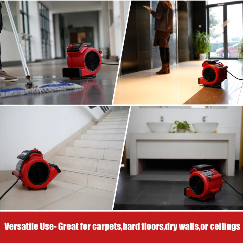 Secador De Piso De Aire Blower 3 Velocidades. "NO Sopla Aire Caliente, Solo Aire Ambiente" Vacmaster VK-AM201