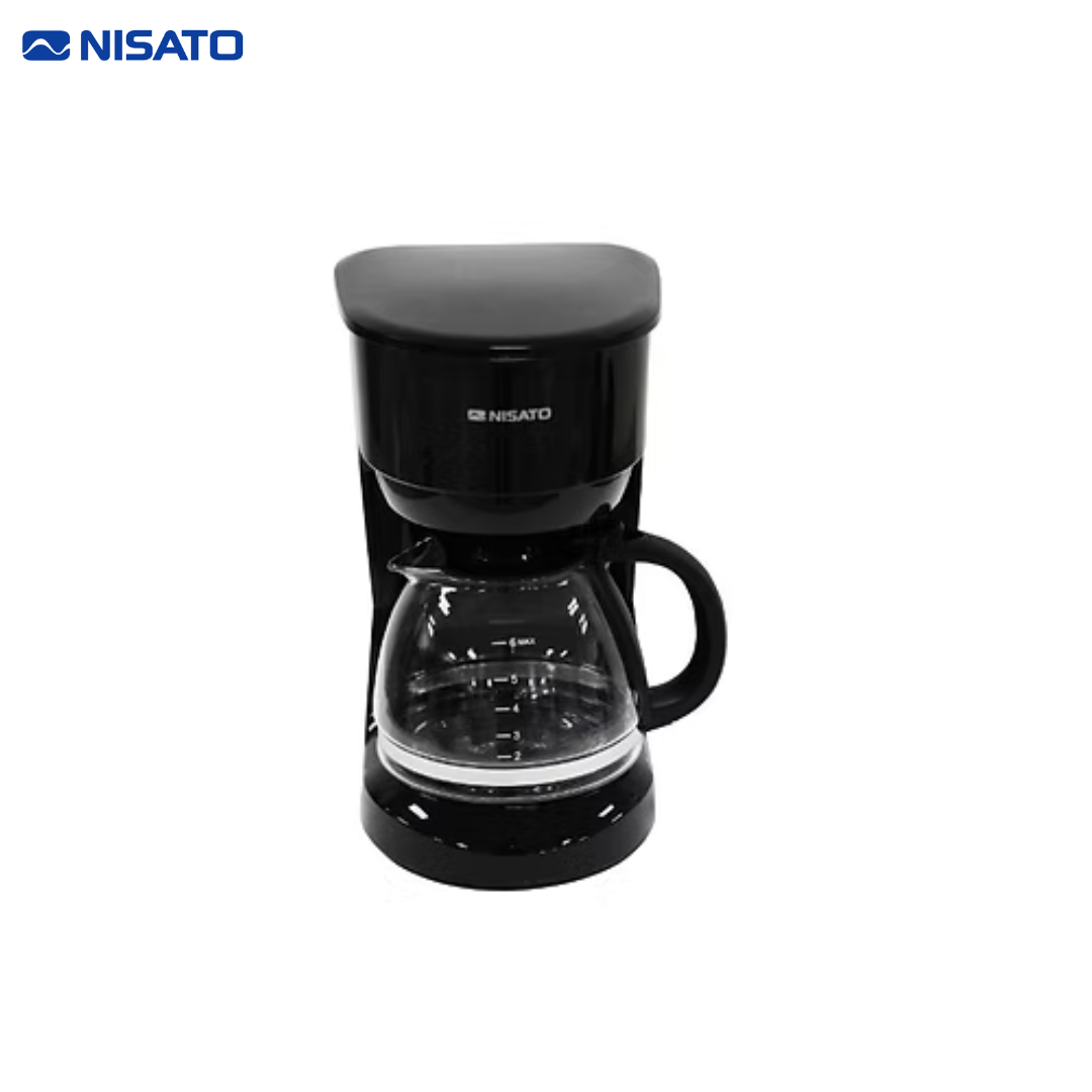 Cafetera Eléctrica 6 Tazas Negro Nisato NCM-86DL